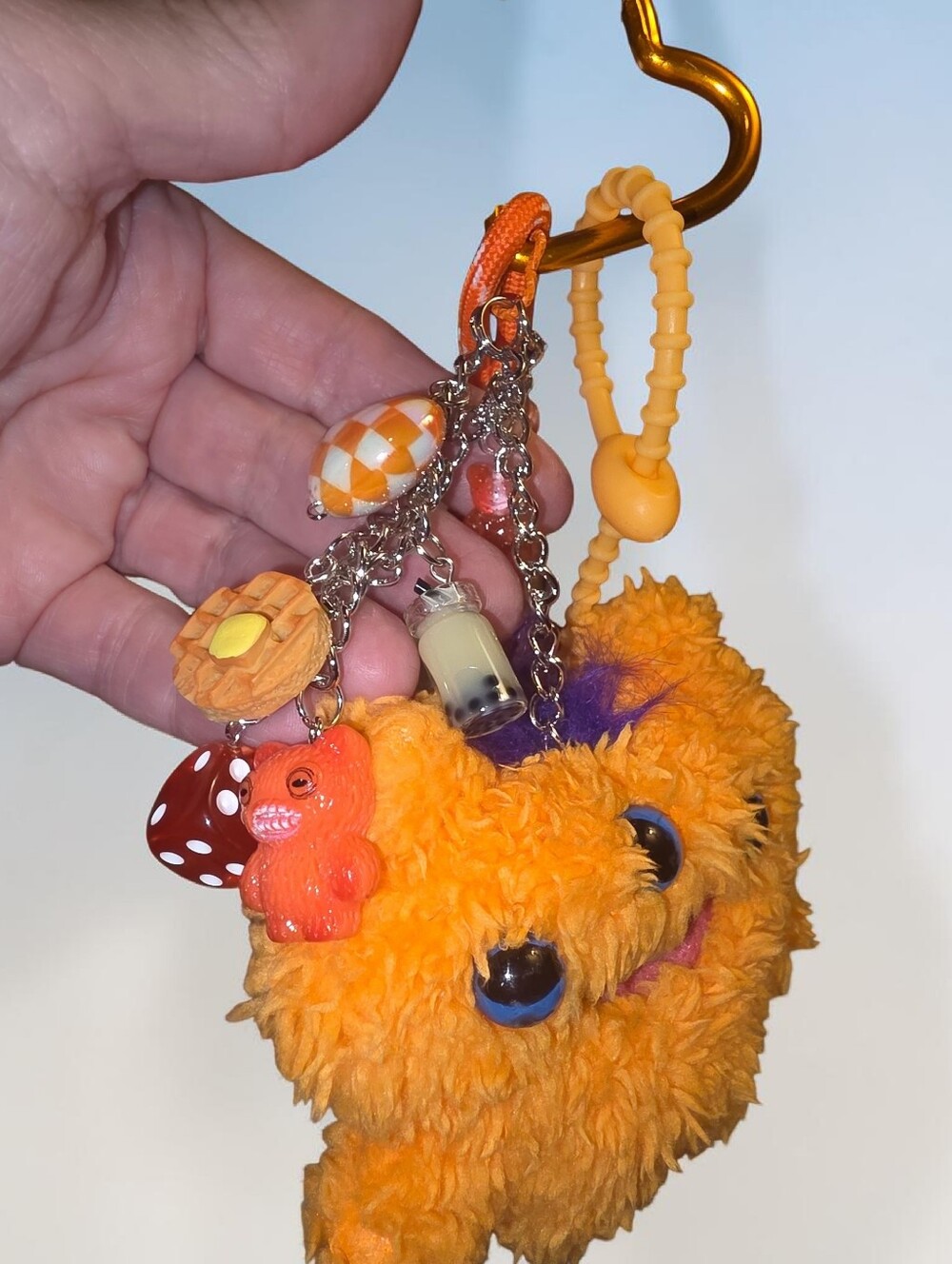 Fuggler Orange Keychain Bag Charm - Picture 5 of 9